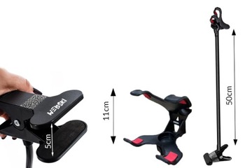 УНИВЕРСАЛЬНЫЙ ДЕРЖАТЕЛЬ ДЛЯ ТЕЛЕФОНА, камера 360°, ПОВЯЗКА НА ГОЛОВЬ С НАСТОЛЬНЫМ ЗАЖИМОМ, Webski