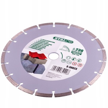АЛМАЗНЫЙ ДИСК ДЛЯ КАМЕННЫХ ЖЕЛЕЗОБЕТОННЫХ КУБИКОВ 230 ИДЕТ КАК МАСЛО