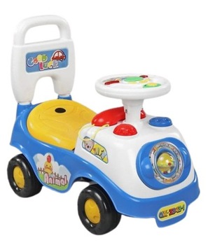 БОЛЬШАЯ ПОЕЗДКА НА АВТОМОБИЛЕ WALKER PUSH 3в1 СО ЗВУКАМИ