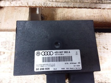 AUDI A8 D3 ZAŘÍZENÍ(HÁK) TÁŽNÝ WESTFALIA 4E0800491