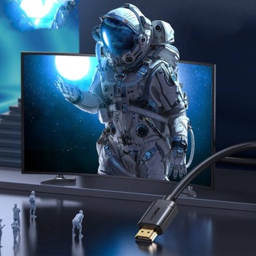 Длинный кабель HDMI 2.0 1080p 60Гц 20м черный