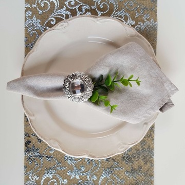 Pierścień metalowy Serwetnik Obrączka Serwetki 230