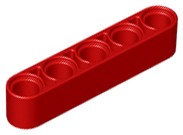LEGO Technic Liftarm 1x5 32316 - Czerwony/Red
