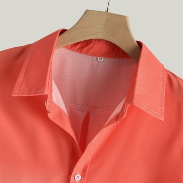 Weiyi Bea Простая мужская рубашка с различными постепенными изменениями