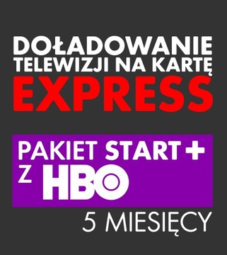 Doładowanie TNK START+ HBO 5 MIESIĘCY