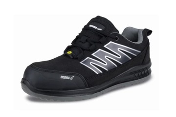 Półbuty bezpieczne, buty BHP, DEDRA BH9P6V-39 zamszowe
