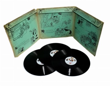 Детский проигрыватель Induphon синий Disney album