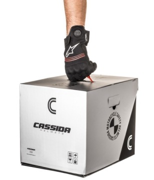 МОТОЦИКЛЬНЫЙ ШЛЕМ CASSIDA GT2.1 + ЗОЛОТОЕ ВЕТРОВОЕ СТЕКЛО XL