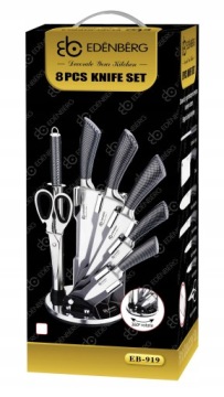 НАБОР НАБОР 8 шт. КУХОННЫЕ НОЖИ подставка