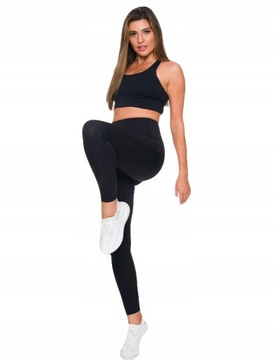 LEGGINSY Getry Fitness KRYJĄCE MODELUJĄCE FIT M/L