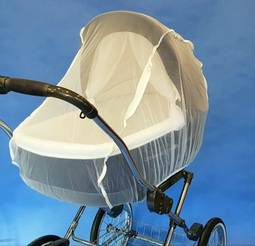 Москитная сетка XXL для коляски Anex - белая москитная сетка