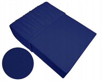 Prześcieradło Frotte z gumką 180X200 Granat 25cm