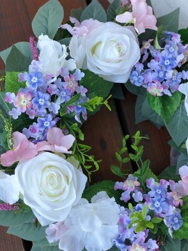 ДВЕРНОЙ ВЕНОК, ЦВЕТОЧНЫЙ ВЕНОК, ПЛЕТЕНЫЙ ВЕНОК