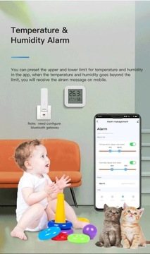 ДАТЧИК ТЕМПЕРАТУРЫ ВЛАЖНОСТИ TH05 Умный дом BLUETOOTH LCD TUYA