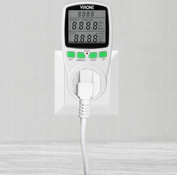 ВАТ МЕТР СЧЕТЧИК ЭНЕРГИИ СЧЕТЧИК ПОТРЕБЛЕНИЯ ЭЛЕКТРОЭНЕРГИИ ВОЛЬТМЕТР 2 ТАРИФА