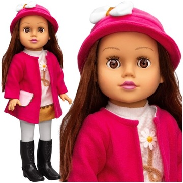 LALKA BOBAS INTERAKTYWNA ŚPIEWA I MÓWI PO POLSKU ANGIELSKU KINDERPLAY 47cm