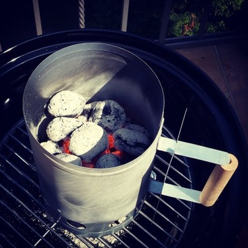 KOMIN DO ROZPALANIA GRILLA WĘGLA BRYKIETU ROZRUSZNIK BBQ 2539402