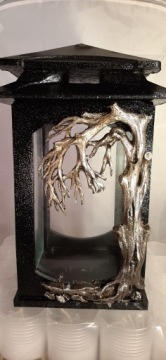 ФОНАРЬ ИЗ ХУДОЖЕСТВЕННОЙ СМОЛЫ L3 ДЕРЕВО