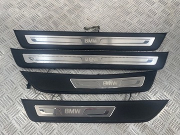 LISTWY NAKŁADKI PROGOWE PODŚWIETLANE LED BMW F10 F11 LCI LIFT