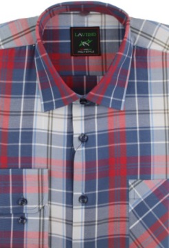 KOSZULA MĘSKA W KRATĘ CASUAL DŁUGI RĘKAW L KN5