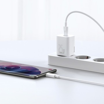Зарядное устройство FAST Baseus Super Si 25 Вт + кабель USB-C