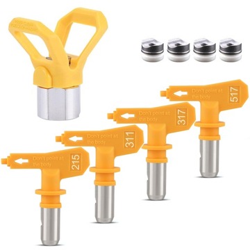 НАСАДКА ПОКРАСОЧНАЯ ИЗ КАРБИДА ВОЛЬФРАМА 215 311 317 517 НАСАДКА КРЫШКА 5 ШТ.