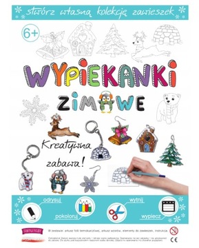WYPIEKANKI ZIMOWE breloki, kolczyki ZABAWKA ROKU