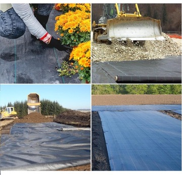 АГРО ТКАНЬ АГРО НЕТКАНАЯ 1,1х100м ПРОТИВОРОРОНЬЯ ЧЕРНАЯ 90г УФ 3% АНКЕРЫ