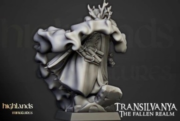 Некромант Highlands Miniatures, повелитель нежити или герой фэнтезийного старого молота