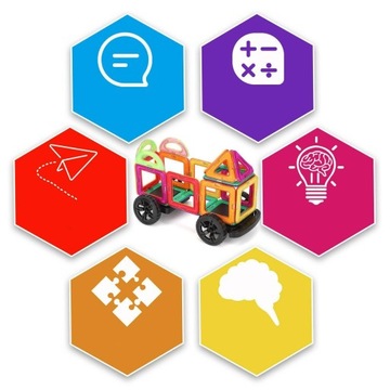 Магнитные строительные блоки, набор плиток, обучающая строительная игрушка