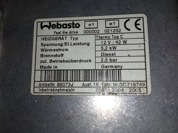 Webasto Thermo Top C/ZC 5/5,2 Вт ДИЗЕЛЬ/Бензин часы + пульты дистанционного управления