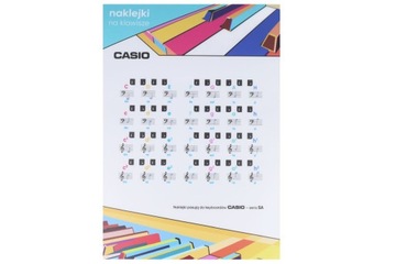 Naklejki na klawiaturę Casio Small keyboard pianin