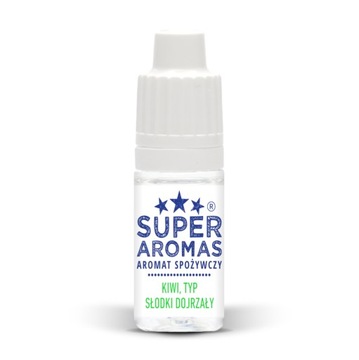 SUPER AROMAS Aromat Spożywczy KIWI TYP SŁODKI DOJRZAŁY 10 ml