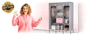 СКЛАДНОЙ ШКАФ ИЗ ТЕКСТИЛЬНОГО МАТЕРИАЛА XXL