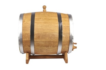 Дубовая бочка 20л для виски, самогона, вина, ликеров (с сертификатом ПЖ)