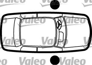 KOMPLET ZÁMKU 252196 VALEO PEUGEOT 106