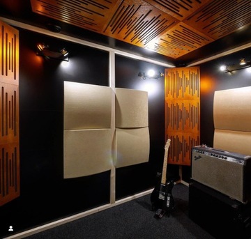 4xAbsorbery Vicoustic Cinema Round Premium beż
