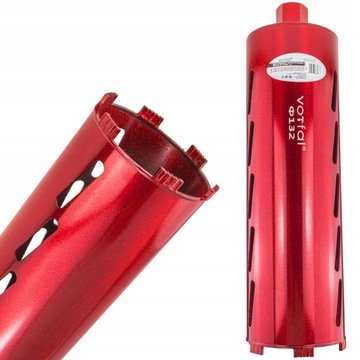 WIERTŁO KORONOWE DIAMENTOWE DO BETONU 132 mm WIERTNICA OTWORNICA NA SUCHO