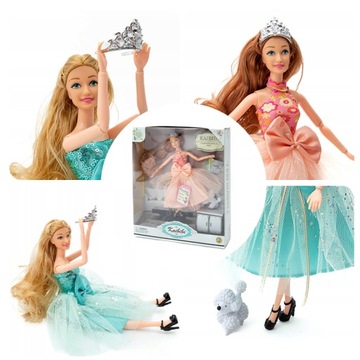 PIĘKNA LALKA KSIĘŻNICZKA BALETNICA Z PIESKIEM