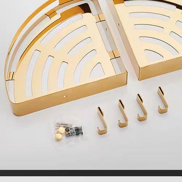 ПОЛКА ДЛЯ ДУША В ВАННОЙ SUS304 золото 2ШТ.