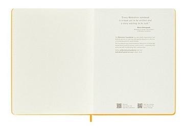 Блокнот Moleskine Orange B5, твердый блокнот