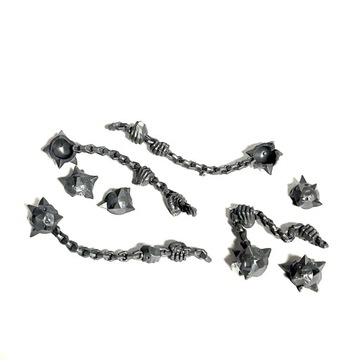 M58 Brute Ragers SLAM Chain-Smasha Flail 4szt długie łańcuchy i kule!