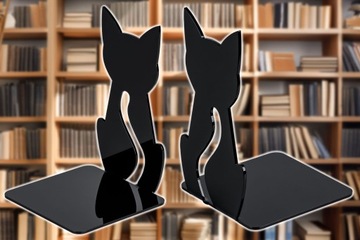 Подставка для КНИГИ, ограничитель CAT, оргстекло 1 шт, ПОДАРОК ​​с книгой