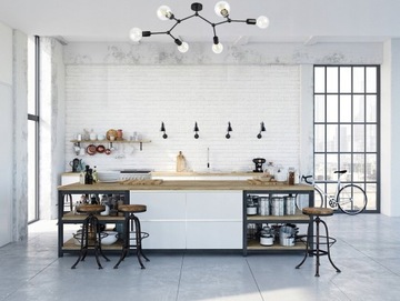 СВЕТОДИОДНЫЙ ПОДВЕСНОЙ ПОТОЛОЧНЫЙ СВЕТИЛЬНИК СОВРЕМЕННЫЙ LOFT EDISON
