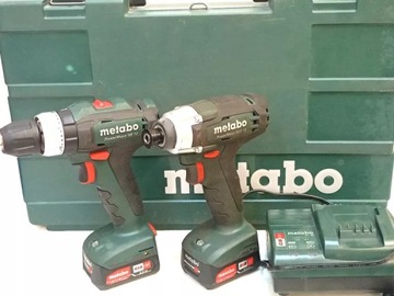 METABO ZESTAW COMBO SET 2,7,2 12V ZAKRĘTARKA / WKRĘTARKA AKUMULATOROWA