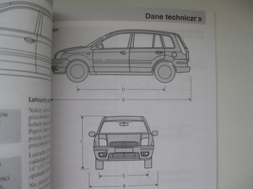 FORD FUSION 2002-2005 Руководство пользователя на польском языке