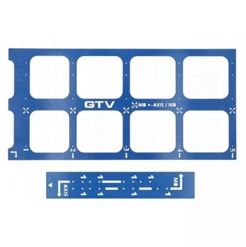 Szablon wiertarski do montażu szuflad GTV AXIS PRO MODERN BOX zestaw