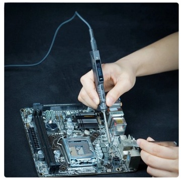 Паяльник PRECISION PROFESSIONAL с контролем температуры, 65 Вт, мини-USB-экран