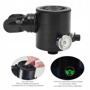 КОМПЛЕКТ ДЛЯ ПОГРУЖЕНИЯ С КИСЛОРОДНЫМ БАЛЛОНОМ DIDEEP 0,5 Л