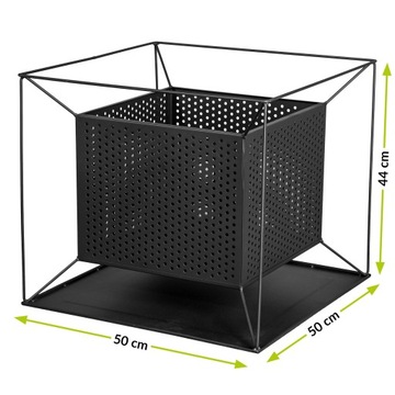 PALENISKO OGRODOWE STALOWE AŻUROWE GRILL